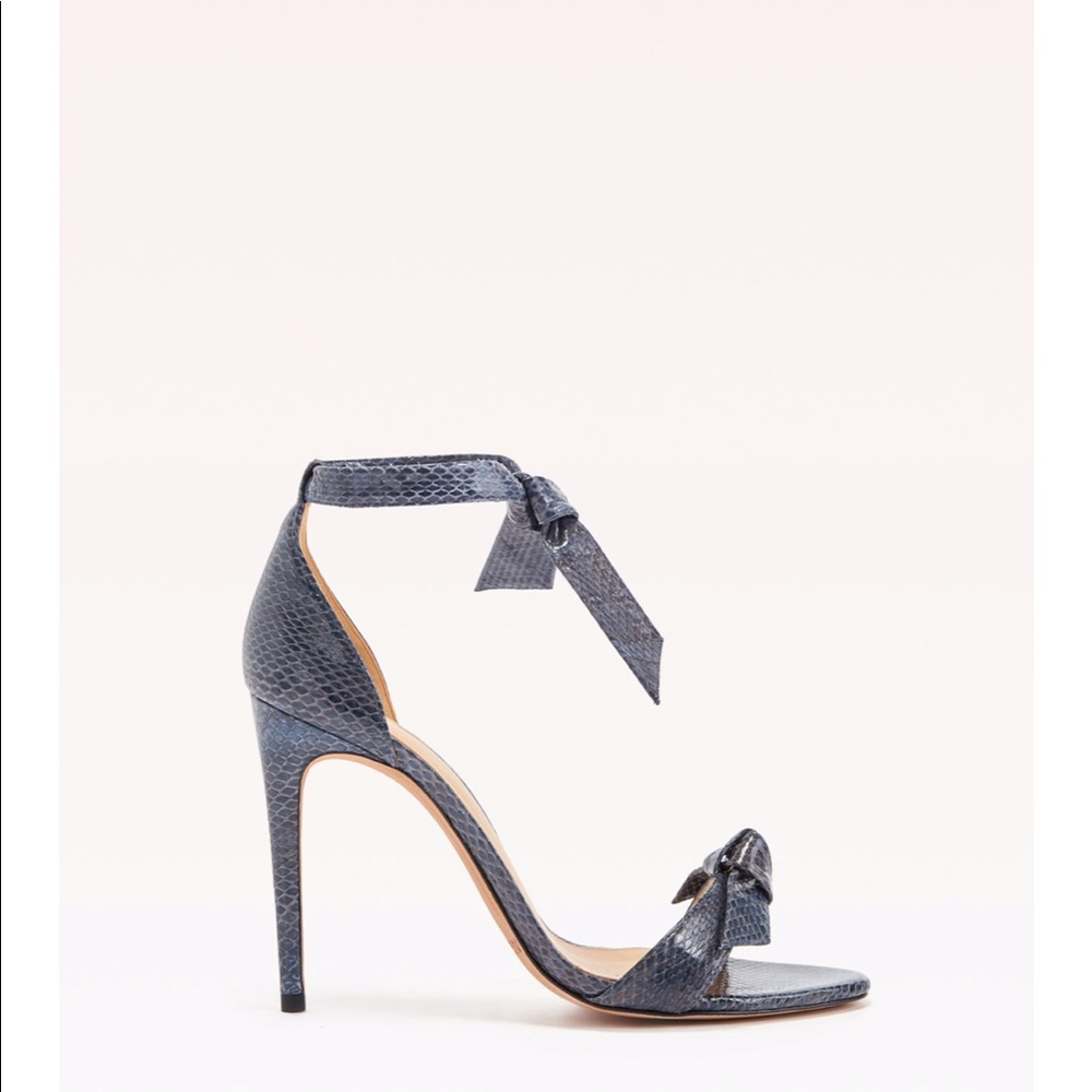 Alexandre Birman Clarita Sandals Watersnake Blue